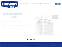 Tablet Screenshot of blueshapeusa.com